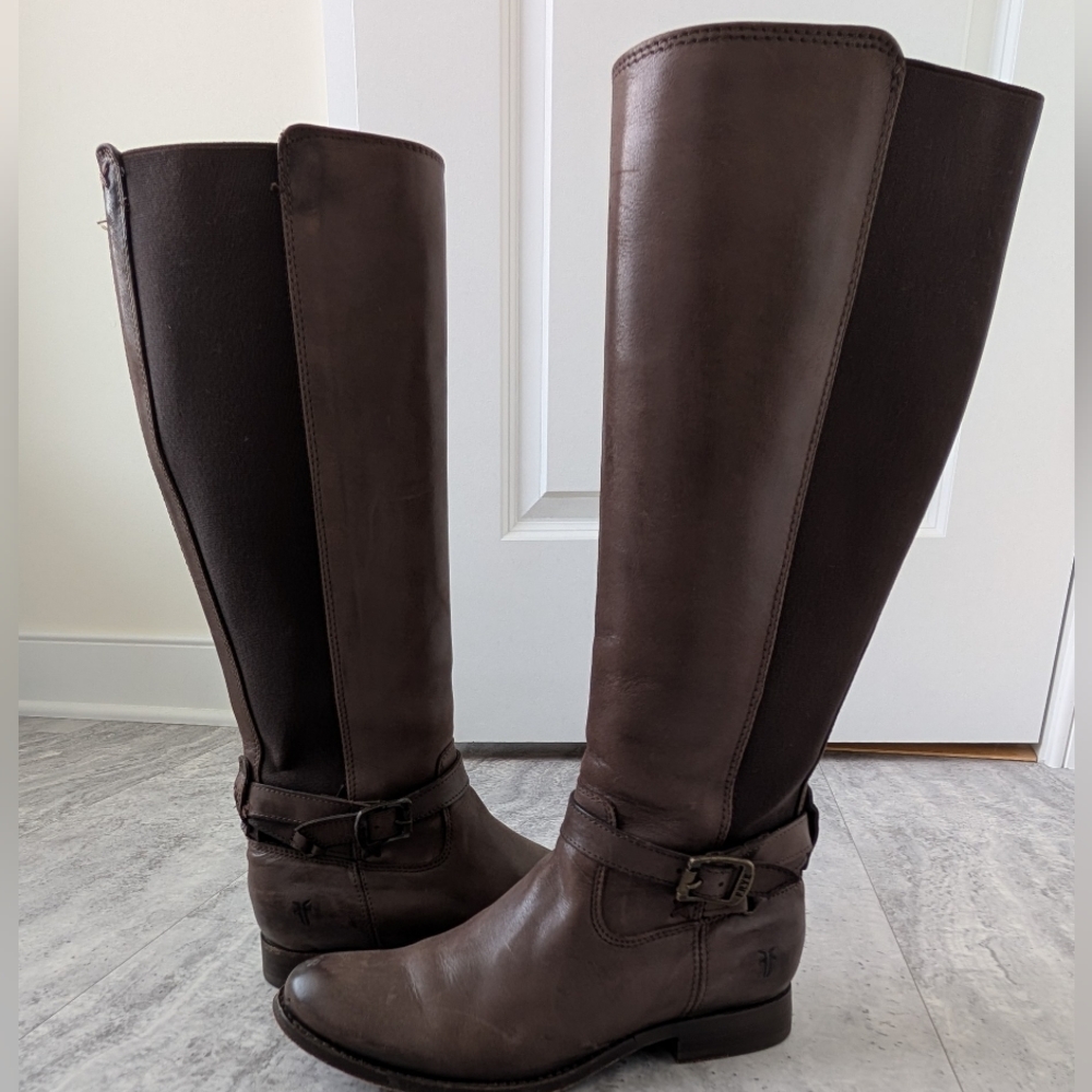 Frye Melissa Leather Boots Size 7.5